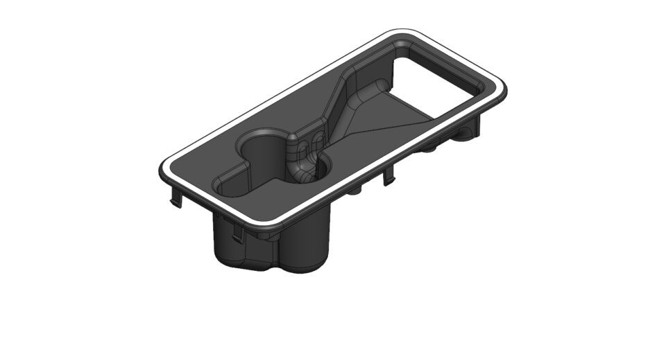Housing hook inner shell front