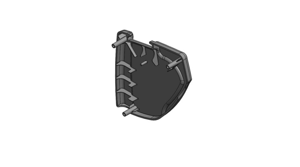 Cover cap belt left (left seat)