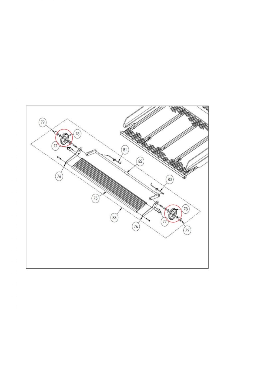 Wheel for anti-roll-off device - Image 2