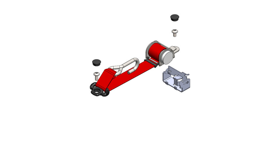 Retractor + mechanism (front) TriflexAIR floor