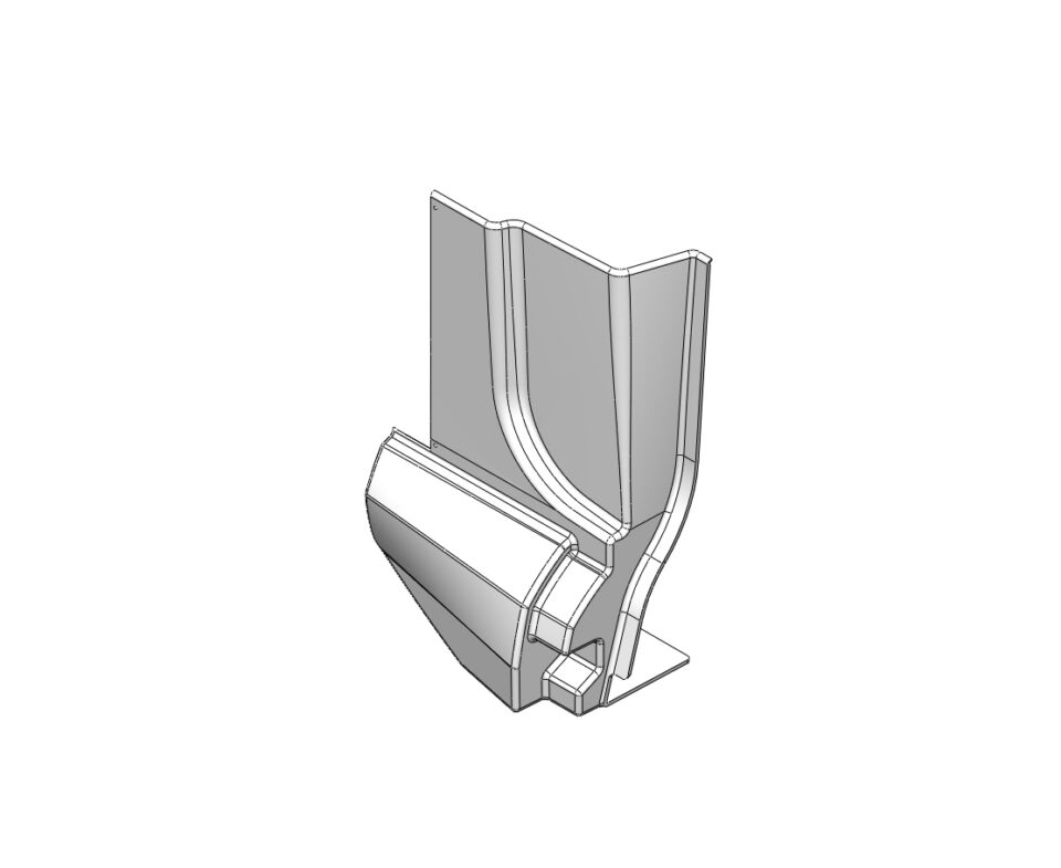 Pillar extension ABS rear for VW Crafter from 2017