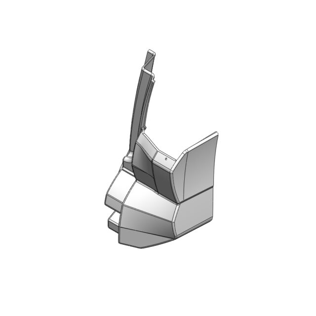 Pillar extension ABS front for VW Crafter from 2017