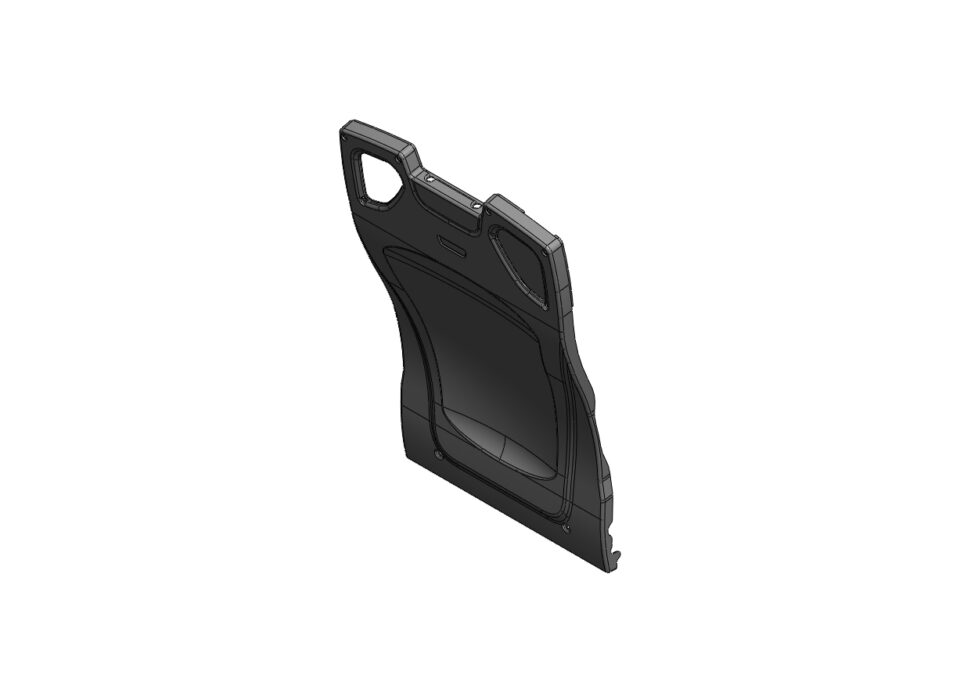 Back plate TriflexAIR seat (right)